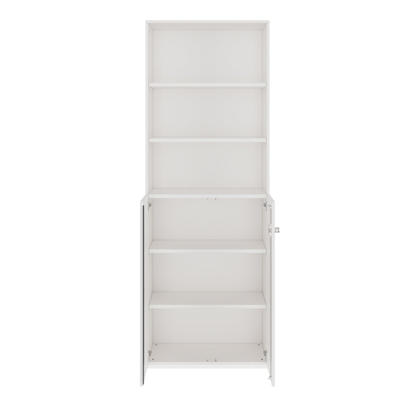 PRO combination cabinet | 6 OH, 800 x 2250 mm, white