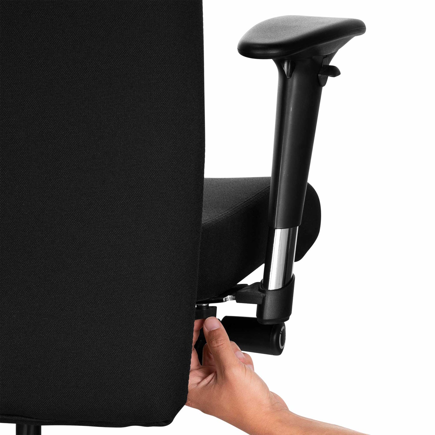 ROVO XP 1470 Chaire en chef | Chaise lourde, soutien de la lordose, noir