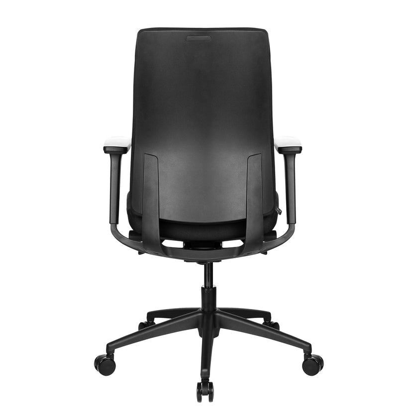 VIX B Chaise swinging de bureau | Pad complet | Accoudoirs 3D | Noir