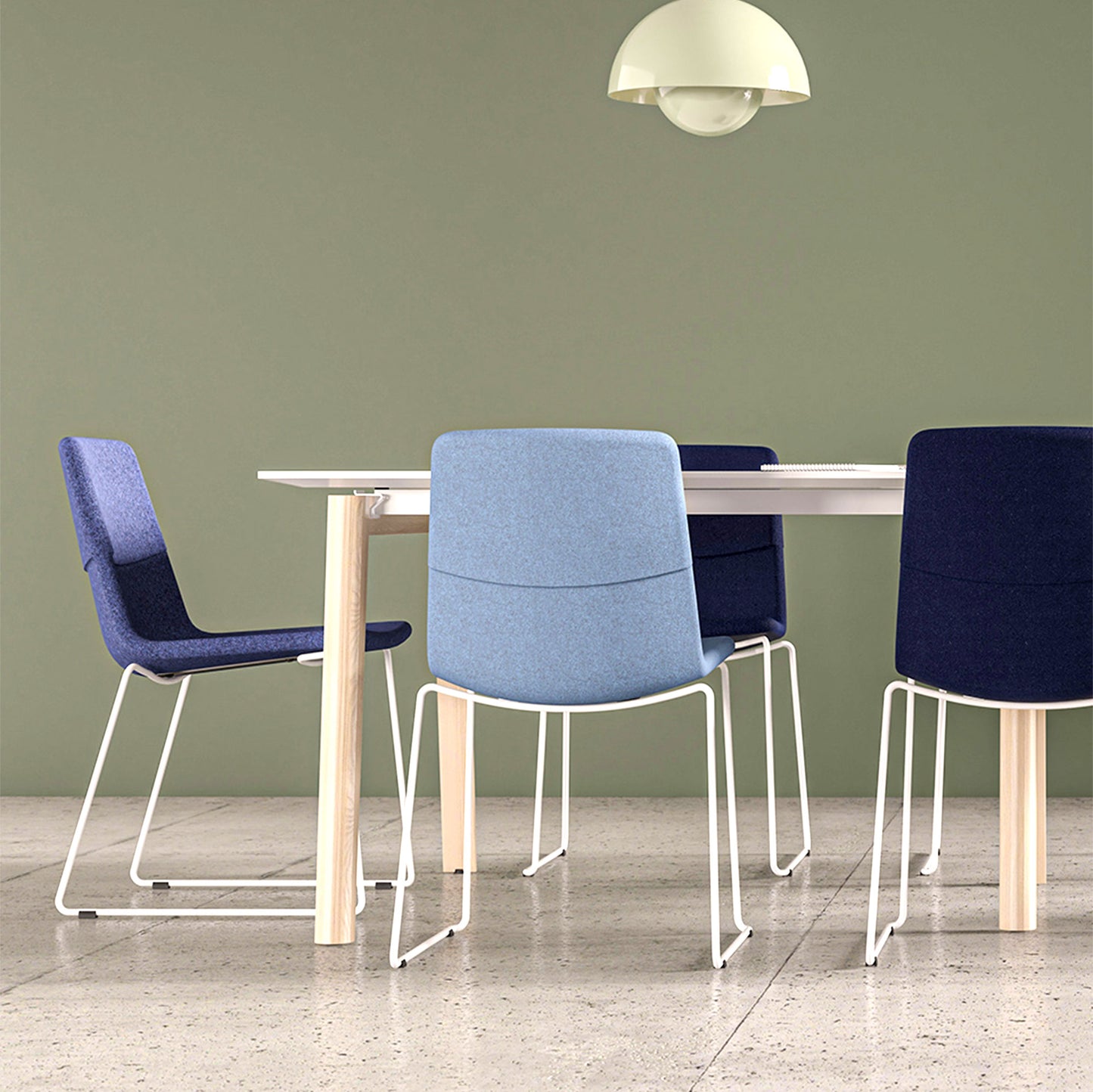 TWIST&SIT Visiteur et président de la conférence | Kuftstell, Synergie de couverture en laine