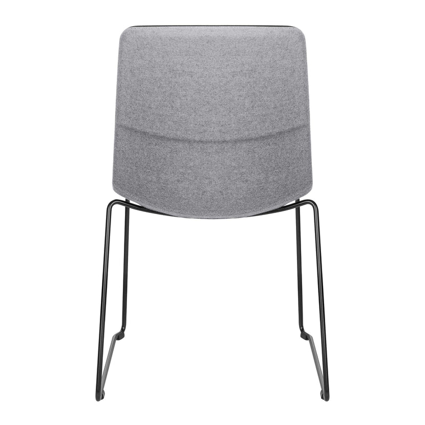 TWIST&SIT visitor and conference chair | Sled base, wool cover SYNERGY