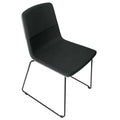 TWIST&SIT visitor and conference chair | Sled base, wool cover SYNERGY - 11 Thumbnail Image