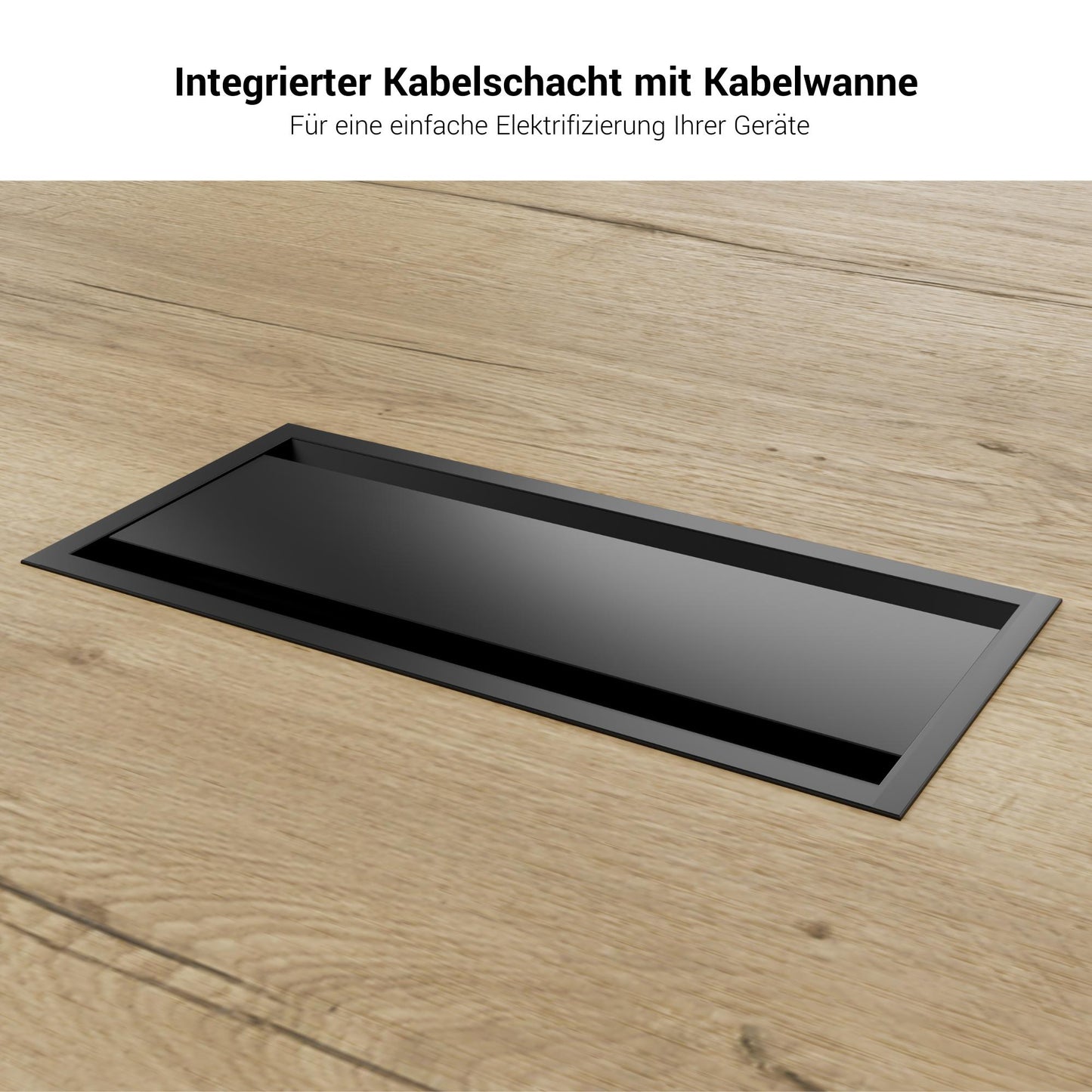 BRALCO TAKE OFF FARM Conference table | 1800 - 2760 mm (8 - 12 persons), cable flap optional, wild oak