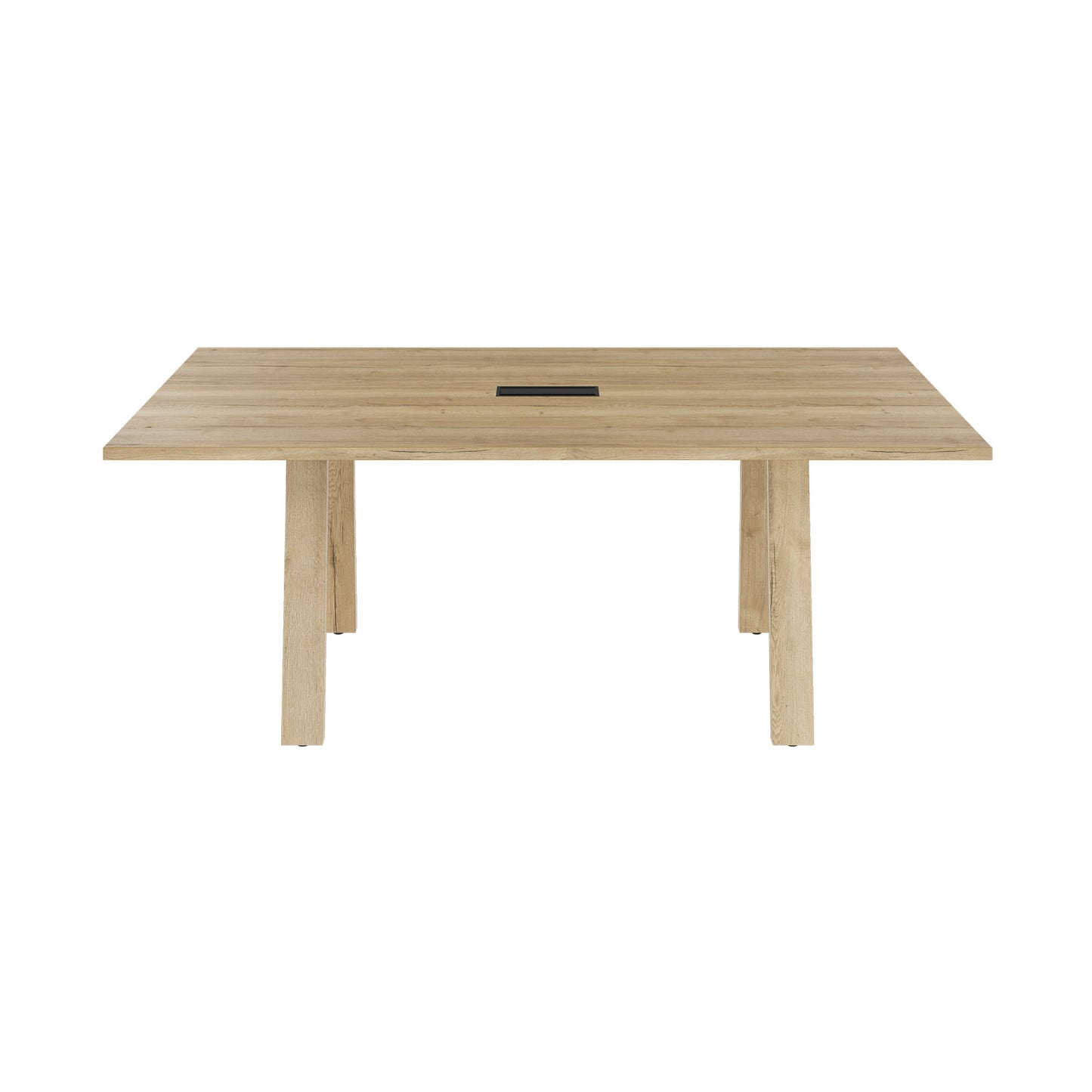 BRALCO TAKE OFF FARM Conference table | 1800 - 2760 mm (8 - 12 persons), cable flap optional, wild oak