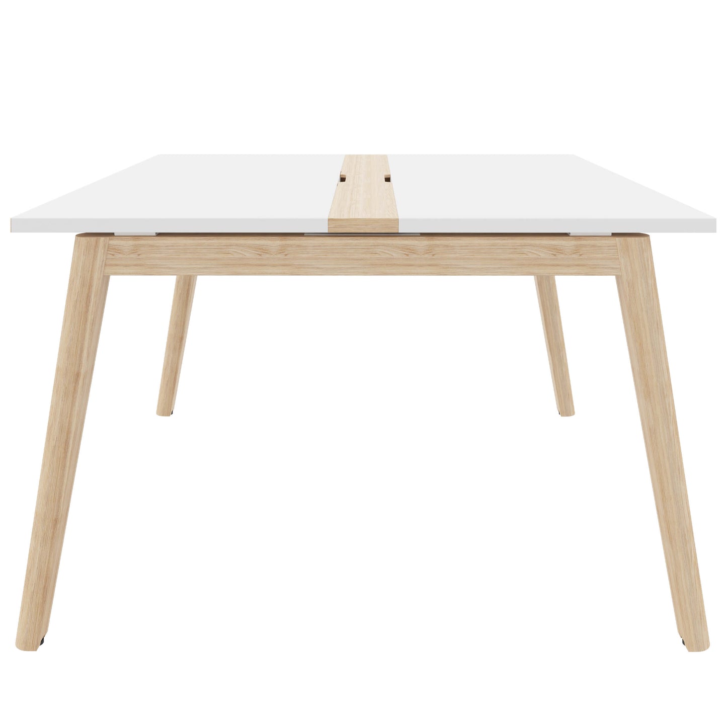 NOVA WOOD Tableau de conférence | Cadre en bois massif électrifié, 1200 x 1200 mm, blanc