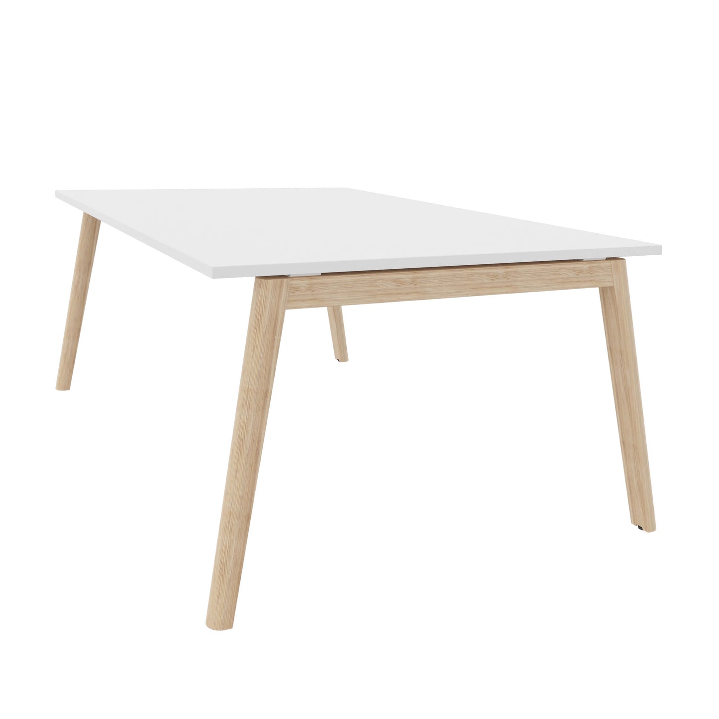NOVA WOOD Tableau de conférence | Cadre en bois massif, 1800 x 1200 mm, blanc