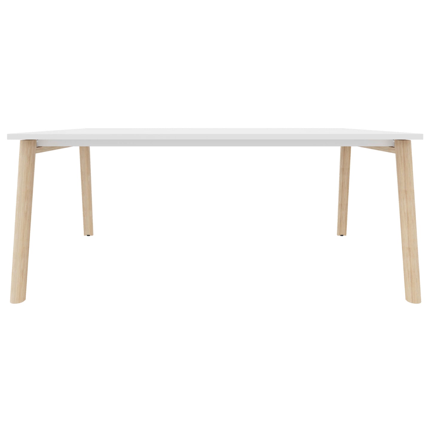 NOVA WOOD Tableau de conférence | Cadre en bois massif, 1800 x 1200 mm, blanc