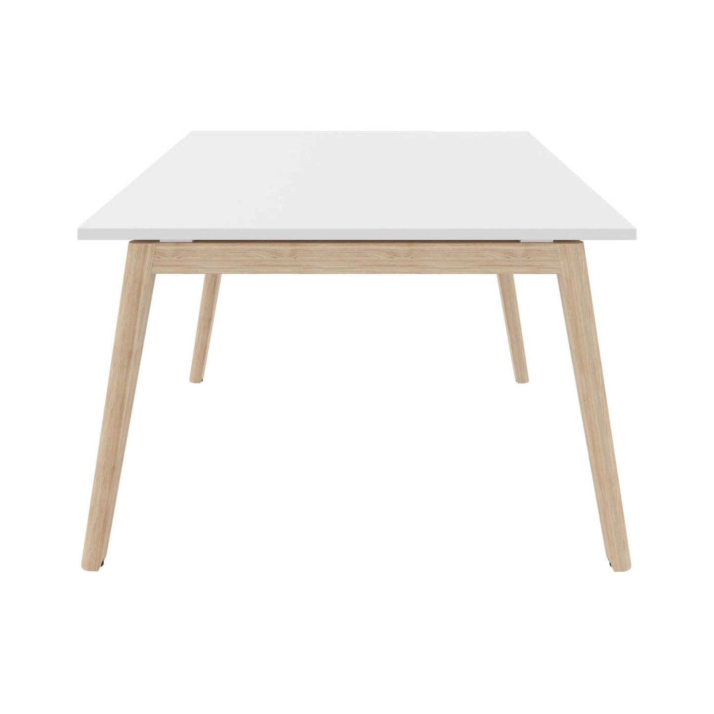 NOVA WOOD Tableau de conférence | Cadre en bois massif, 1800 x 1200 mm, blanc