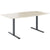 T-EASY conference table | boat shape, 1800 - 2000 mm (6 - 10 people), maple