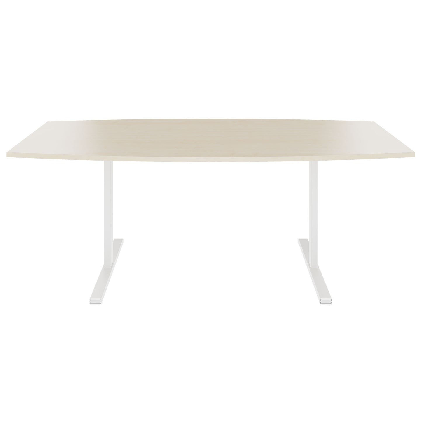 T-EASY conference table | boat shape, 1800 - 2000 mm (6 - 10 people), maple