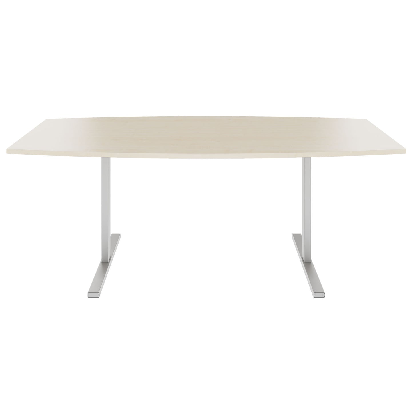 T-EASY conference table | boat shape, 1800 - 2000 mm (6 - 10 people), maple