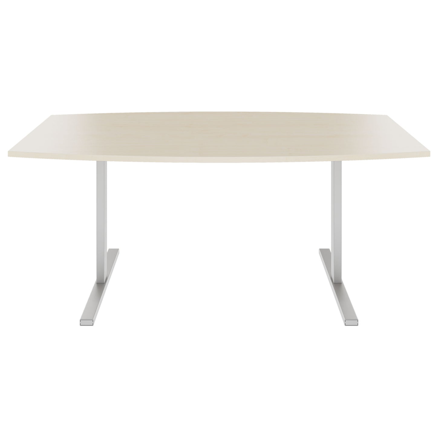 T-EASY conference table | boat shape, 1800 - 2000 mm (6 - 10 people), maple