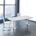 T-EASY Tabella della conferenza | Forma di avvio, 1800 - 2400 mm (6-10 persone), grigio perla - 9 Thumbnail Image