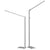 LUMELINE SUNRAY LED Büro-Stehlampe | Schwenkbar, drehbar, dimmbar, 1200 - 1800 mm hoch, Aluminium