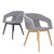 TWIST&SIT Lounge-Sessel | Massivholz-Gestell, Wollbezug VELITO