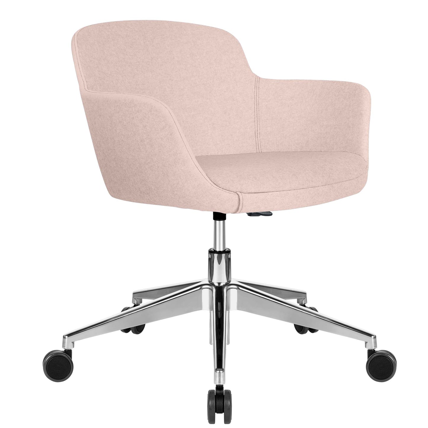 DANAE lounge chair | Rollable, height-adjustable, cover materials LUCIA / VELITO / SYNERGY