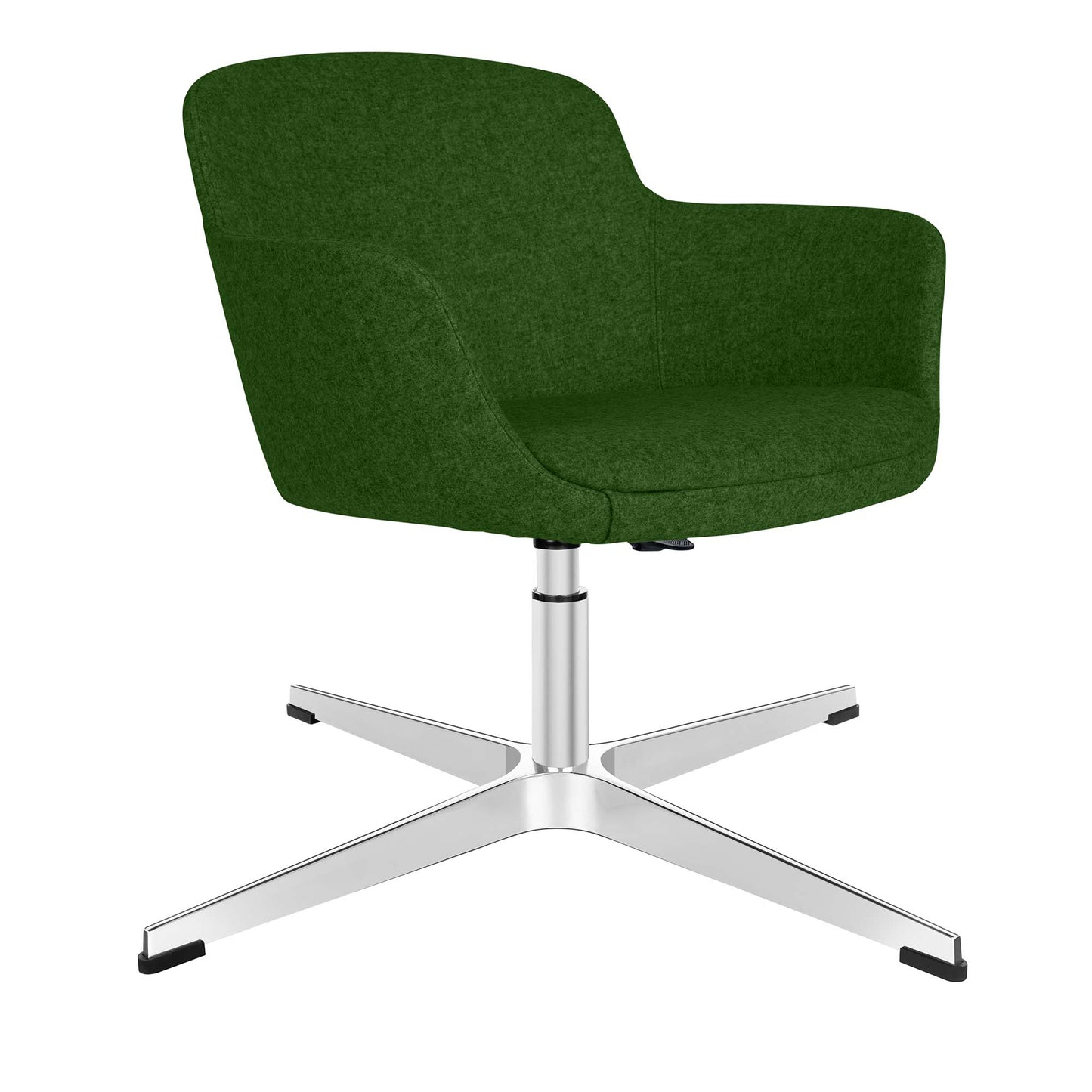 DANAE Lounge armchair | 4-foot cross, height adjustable, reference substances Lucia / Velito / Synergy