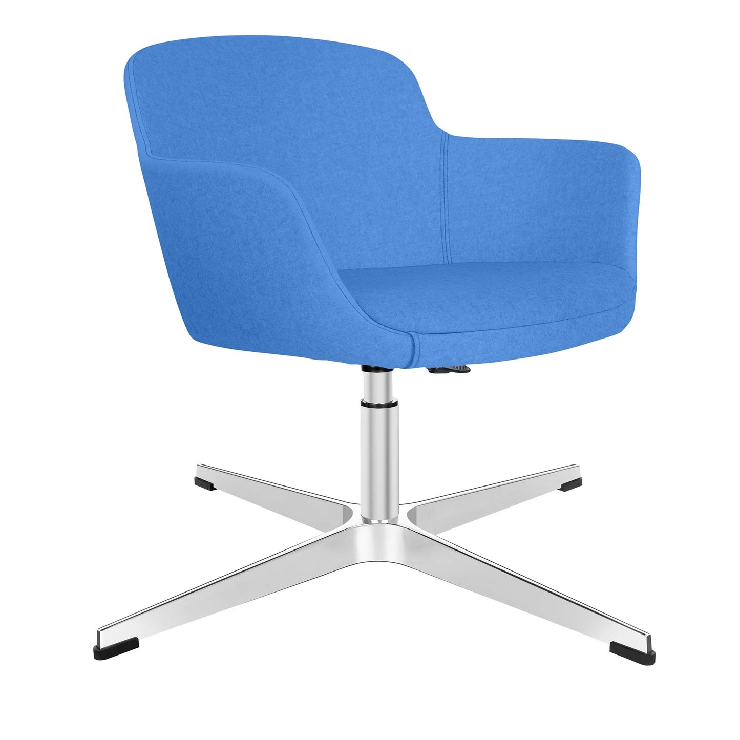 DANAE Lounge armchair | 4-foot cross, height adjustable, reference substances Lucia / Velito / Synergy