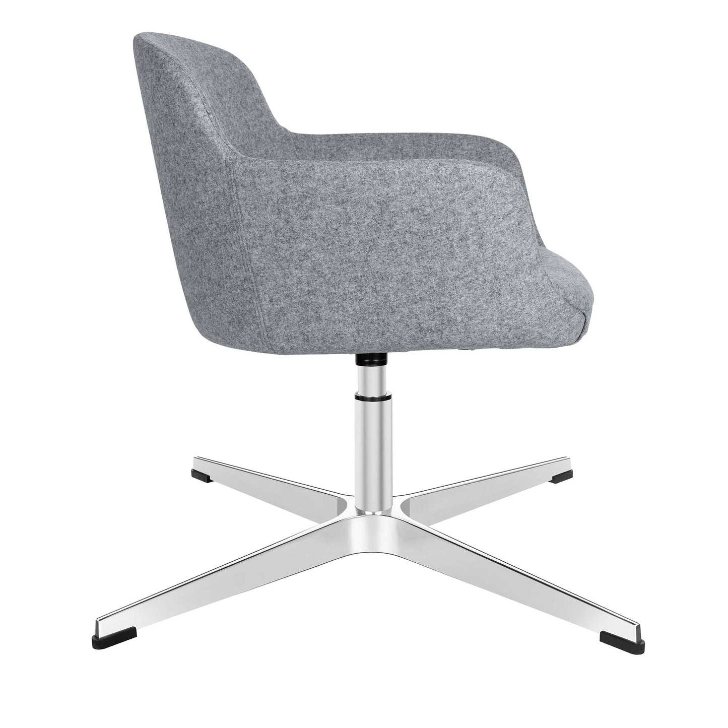 DANAE Lounge armchair | 4-foot cross, height adjustable, reference substances Lucia / Velito / Synergy