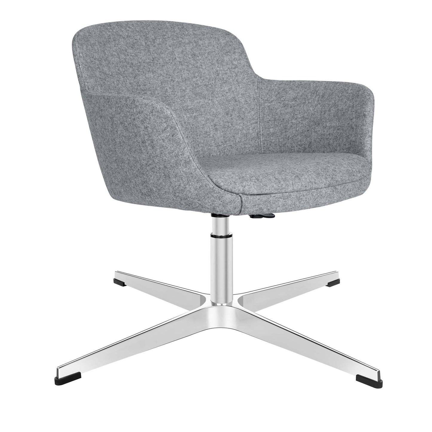 DANAE Lounge armchair | 4-foot cross, height adjustable, reference substances Lucia / Velito / Synergy