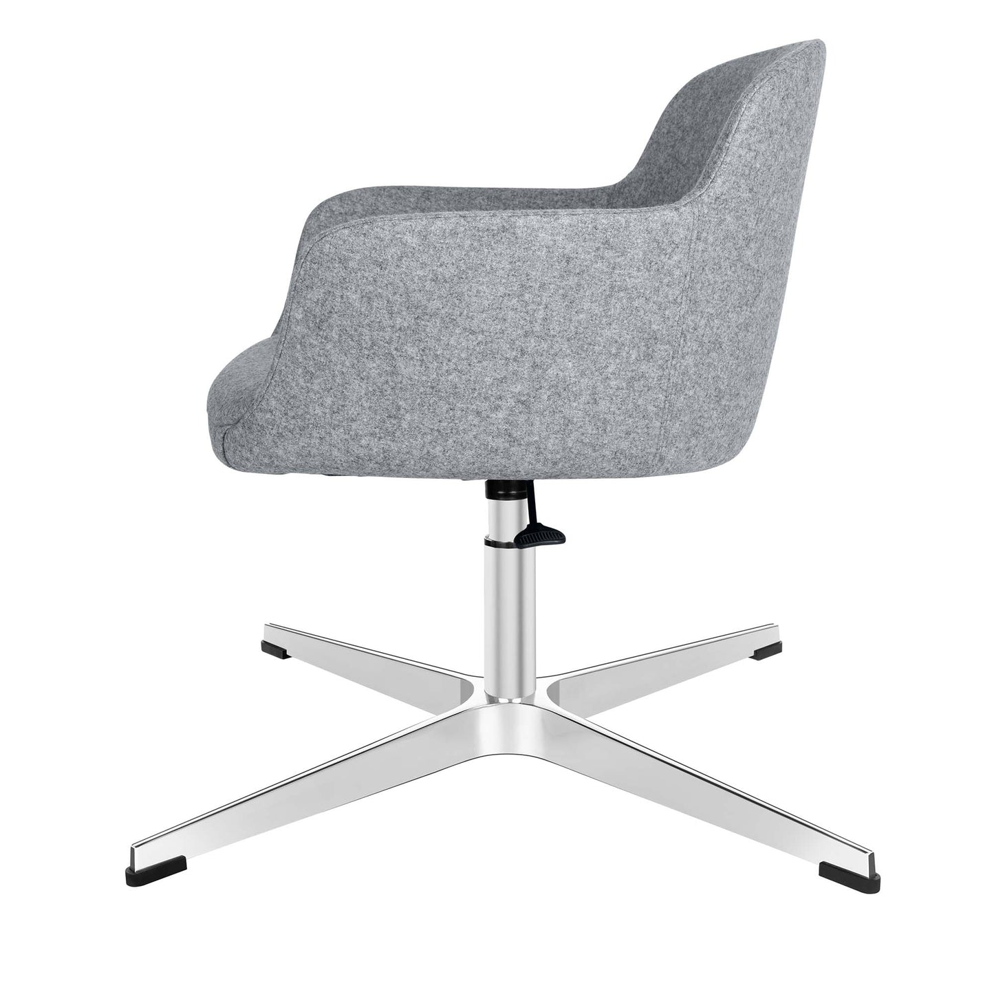 DANAE Lounge armchair | 4-foot cross, height adjustable, reference substances Lucia / Velito / Synergy