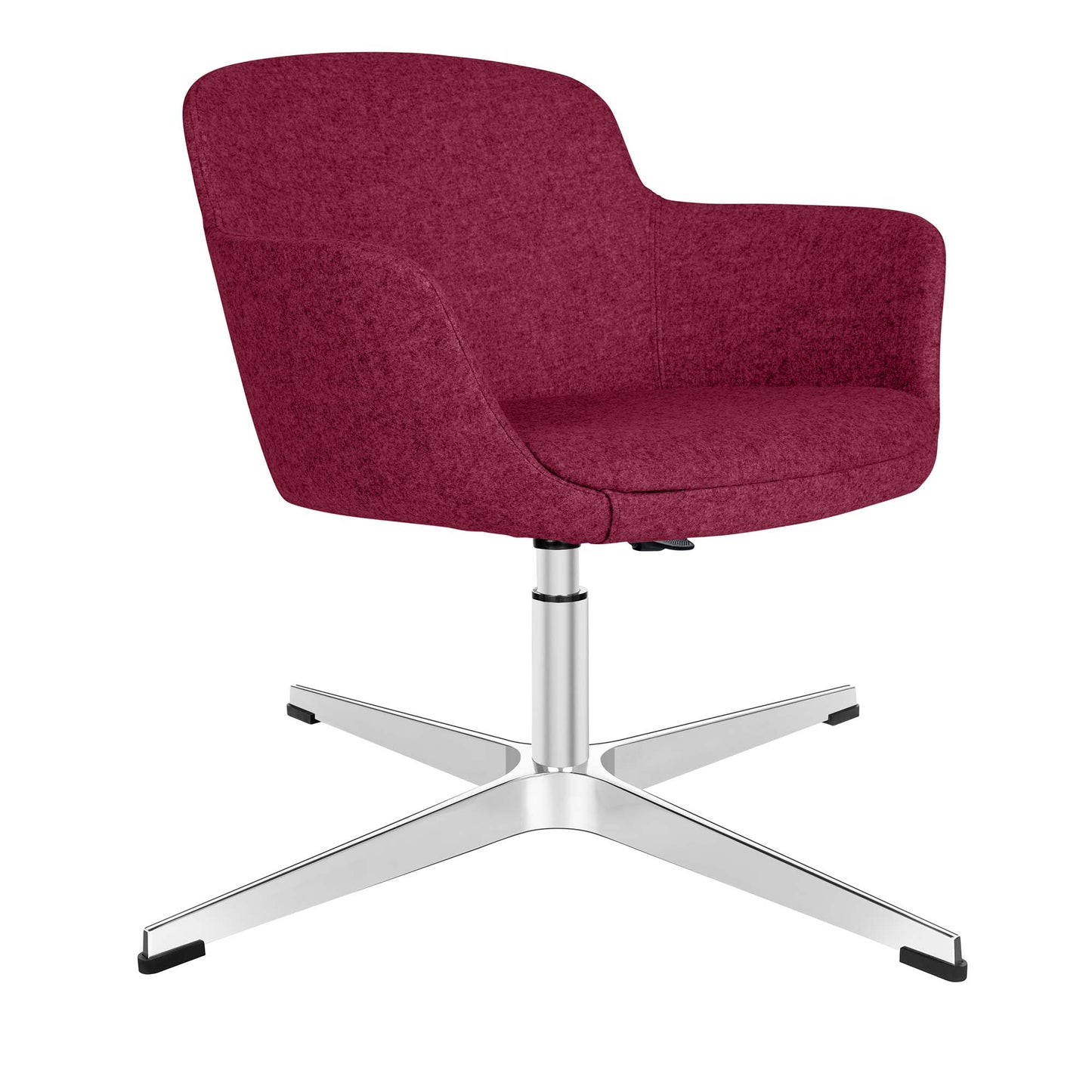 DANAE Lounge armchair | 4-foot cross, height adjustable, reference substances Lucia / Velito / Synergy