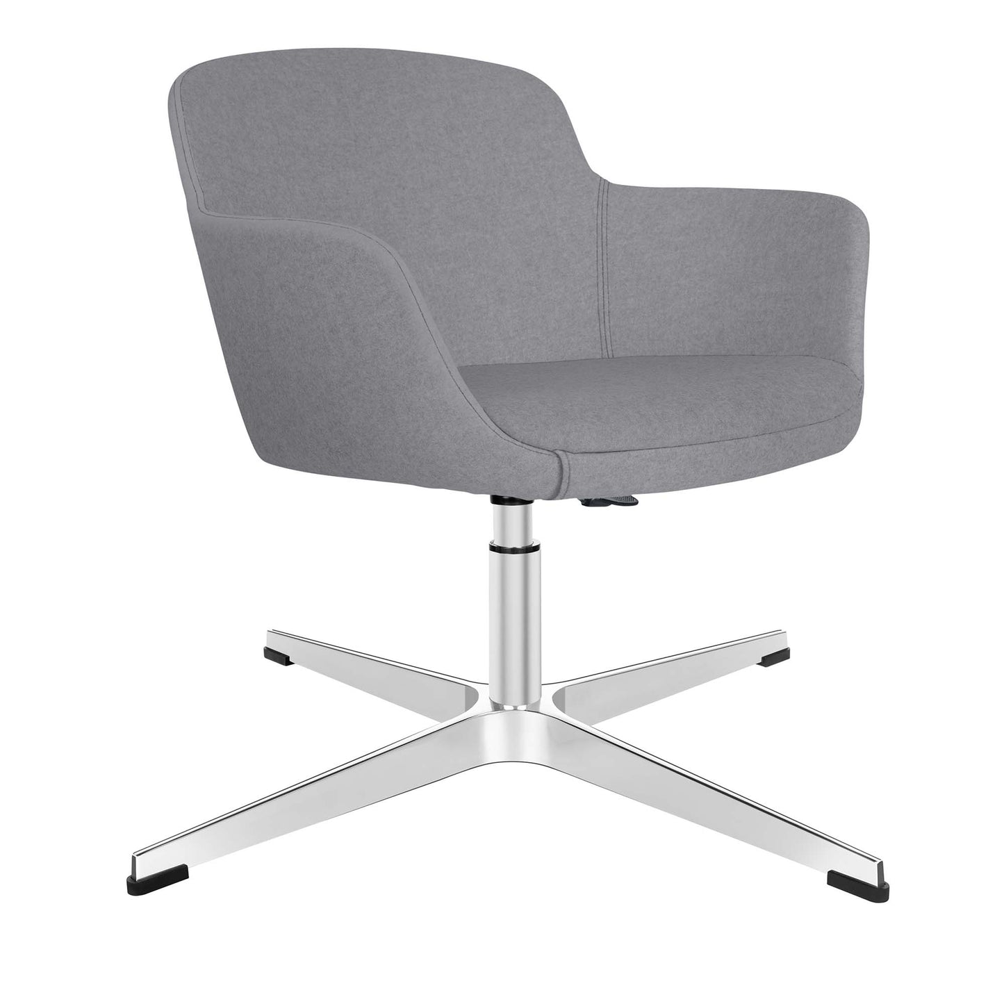 DANAE Lounge armchair | 4-foot cross, height adjustable, reference substances Lucia / Velito / Synergy
