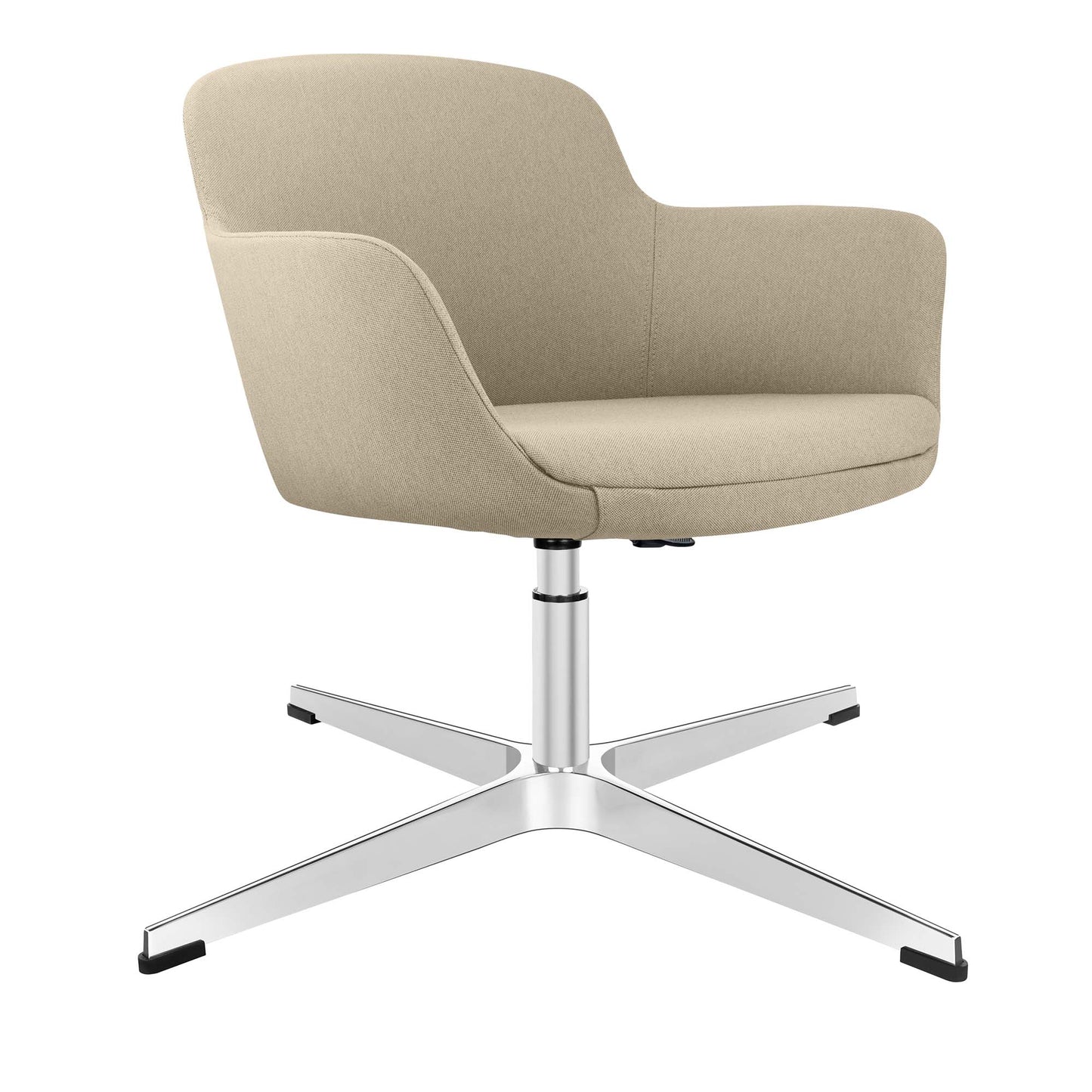 DANAE Lounge armchair | 4-foot cross, height adjustable, reference substances Lucia / Velito / Synergy