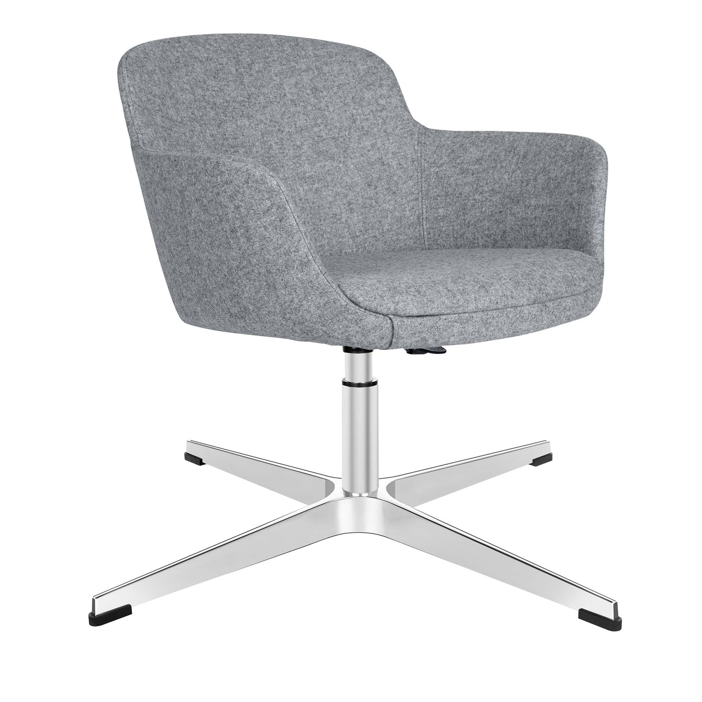 DANAE Lounge armchair | 4-foot cross, height adjustable, reference substances Lucia / Velito / Synergy