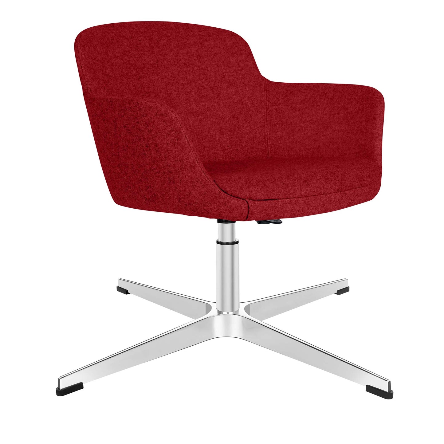DANAE Lounge armchair | 4-foot cross, height adjustable, reference substances Lucia / Velito / Synergy