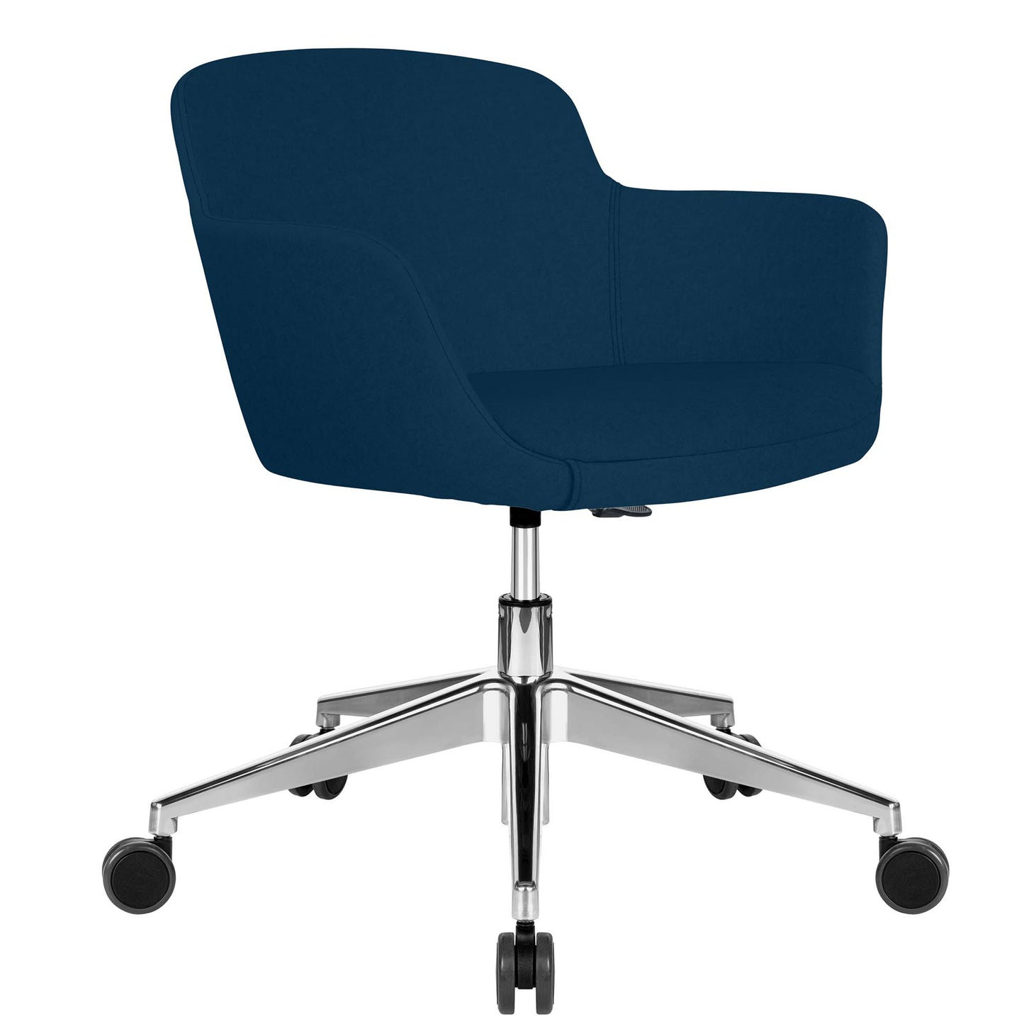 DANAE Lounge armchair | 4-foot cross, height adjustable, reference substances Lucia / Velito / Synergy