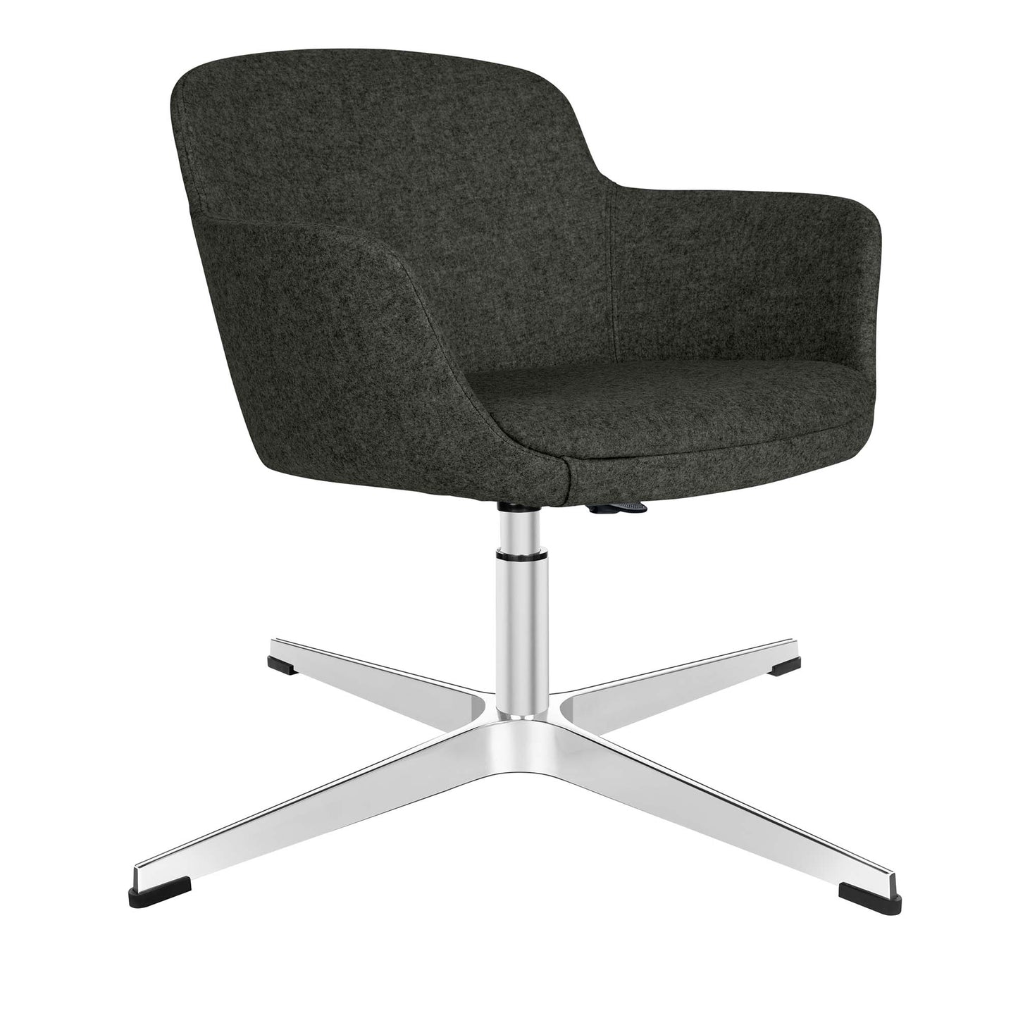 DANAE Lounge armchair | 4-foot cross, height adjustable, reference substances Lucia / Velito / Synergy