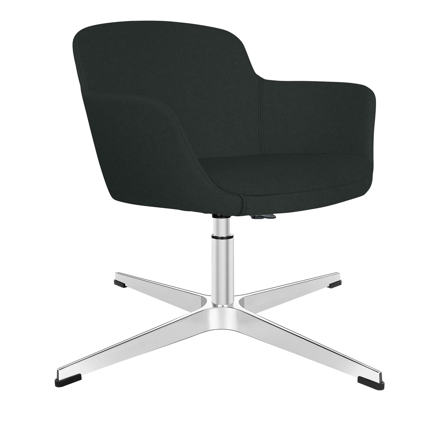 DANAE Lounge armchair | 4-foot cross, height adjustable, reference substances Lucia / Velito / Synergy