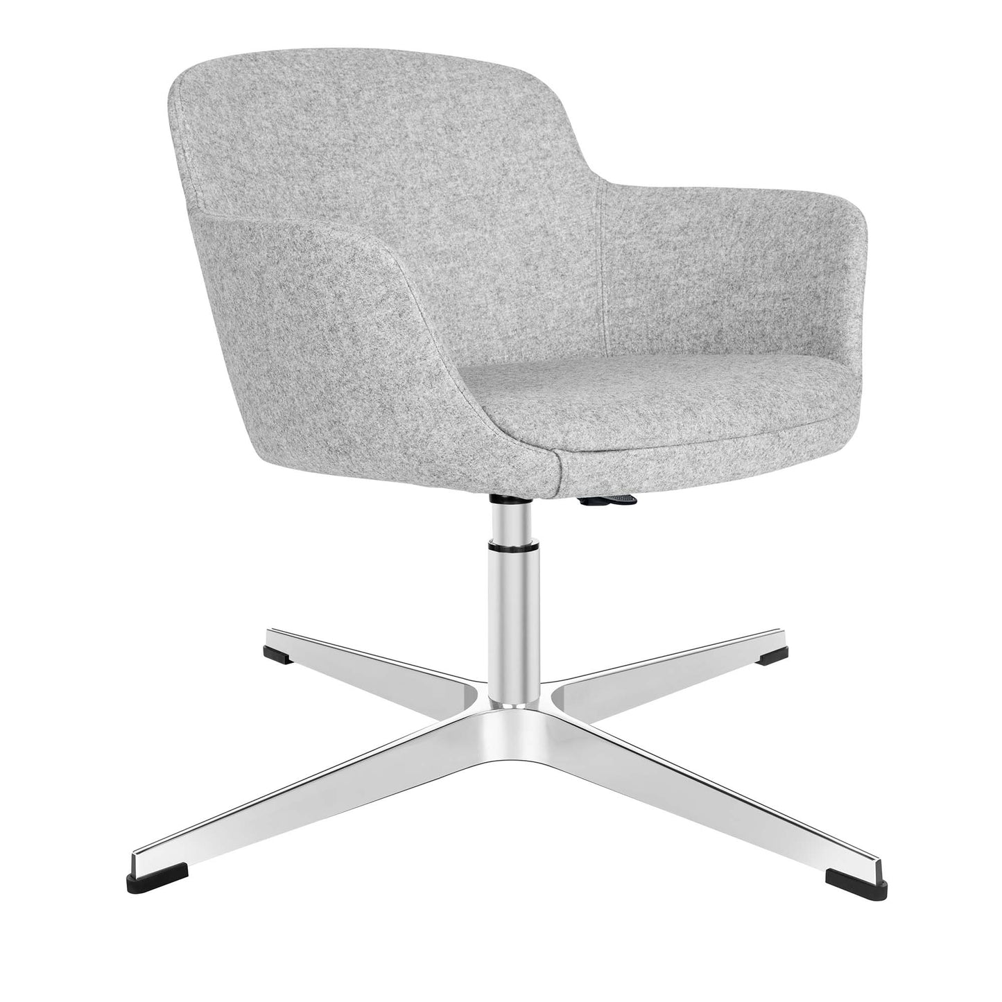 DANAE Lounge armchair | 4-foot cross, height adjustable, reference substances Lucia / Velito / Synergy