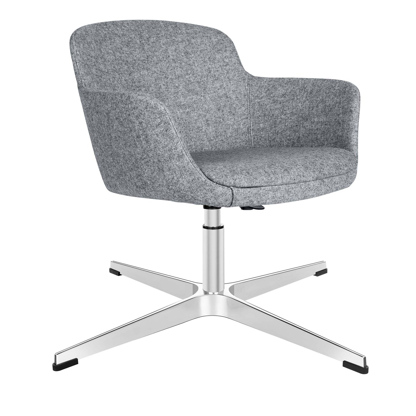 DANAE Lounge armchair | 4-foot cross, height adjustable, reference substances Lucia / Velito / Synergy