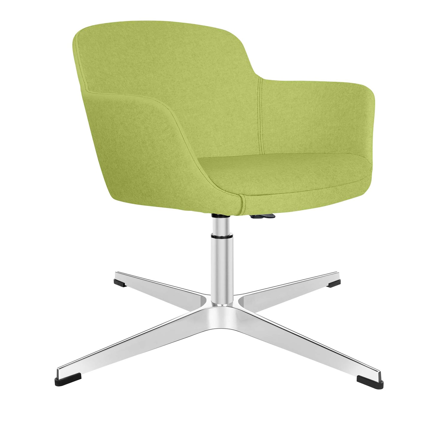 DANAE Lounge armchair | 4-foot cross, height adjustable, reference substances Lucia / Velito / Synergy