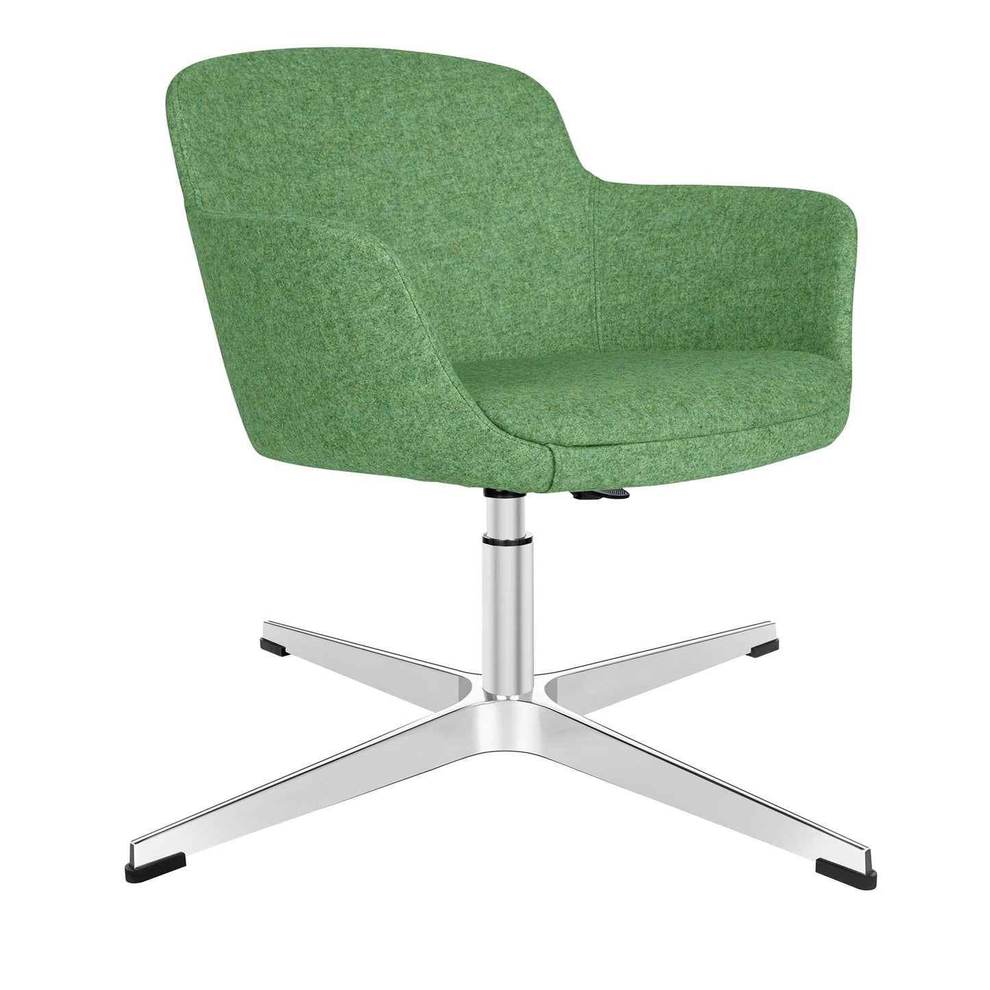 DANAE Lounge armchair | 4-foot cross, height adjustable, reference substances Lucia / Velito / Synergy