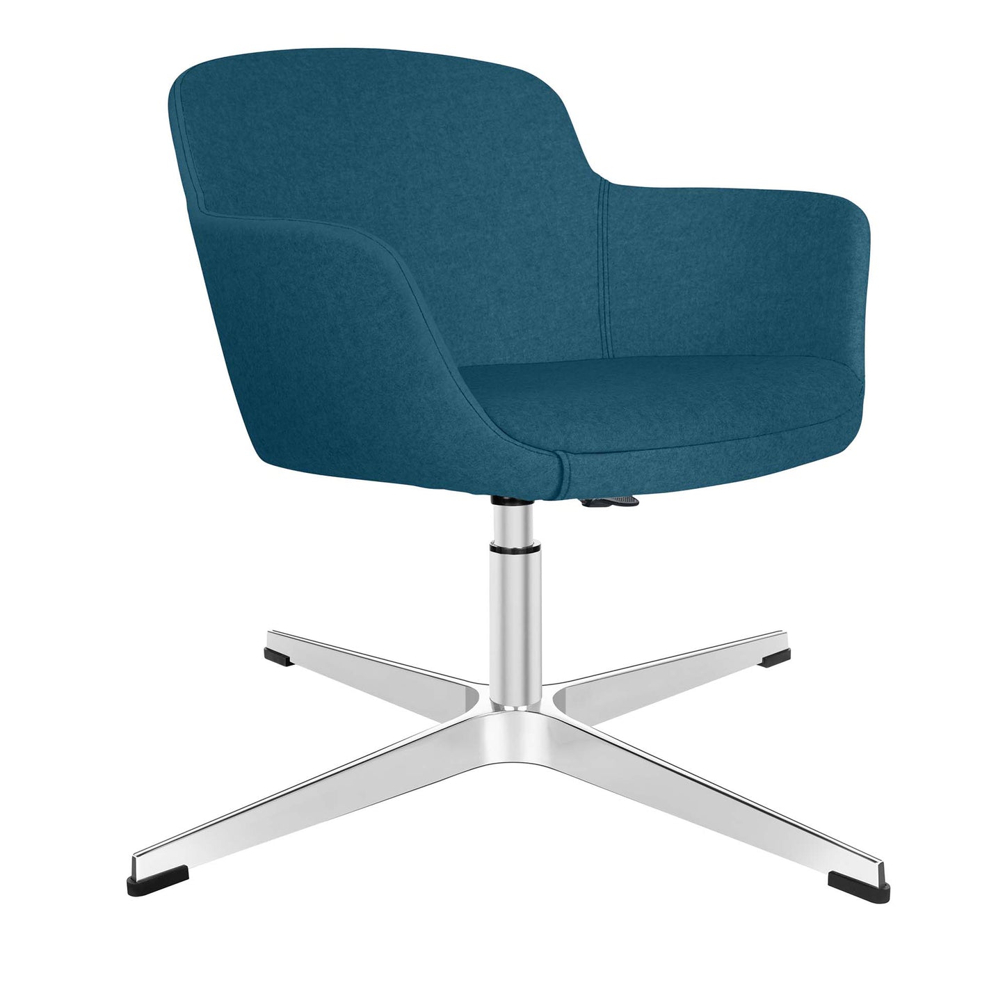 DANAE Lounge armchair | 4-foot cross, height adjustable, reference substances Lucia / Velito / Synergy