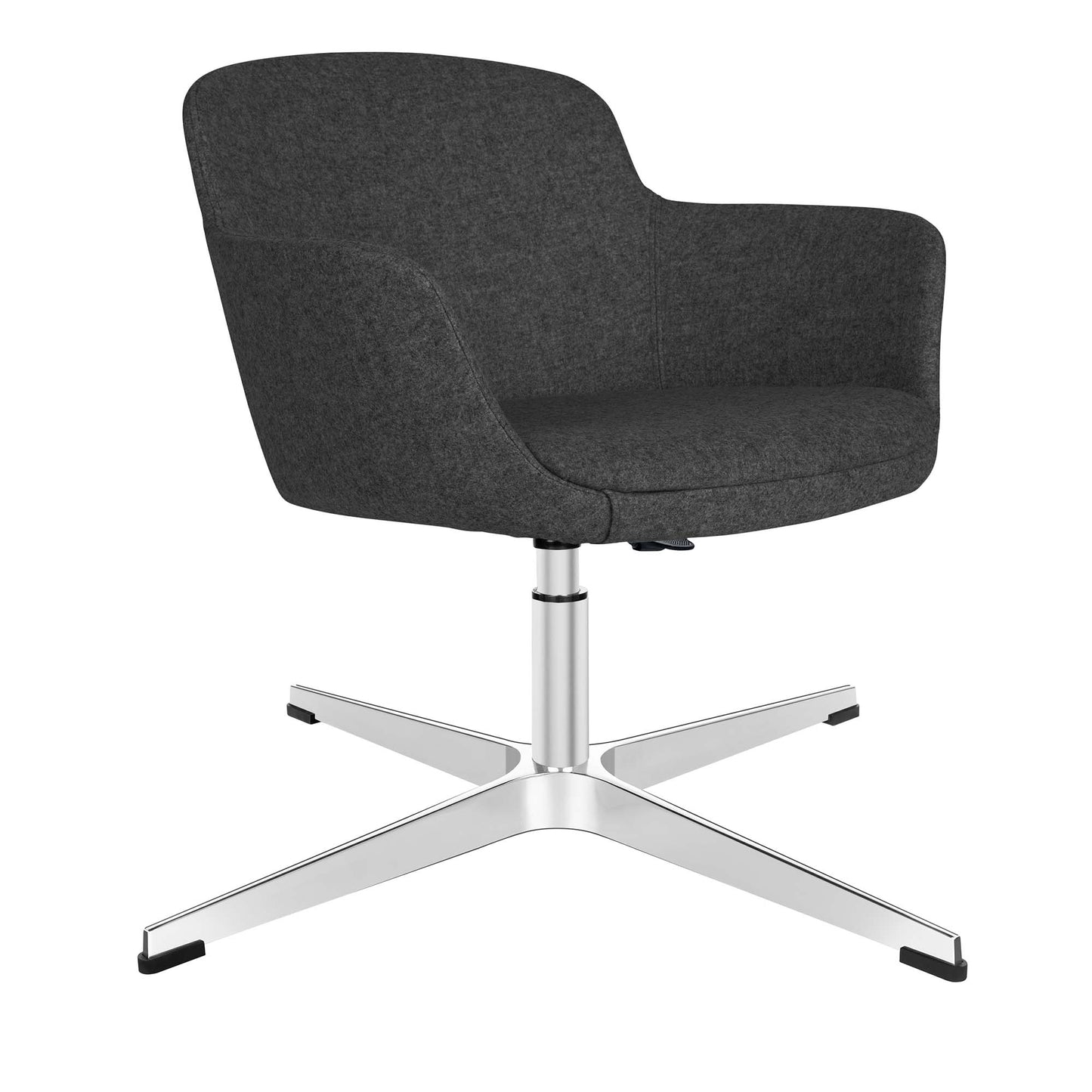 DANAE Lounge armchair | 4-foot cross, height adjustable, reference substances Lucia / Velito / Synergy