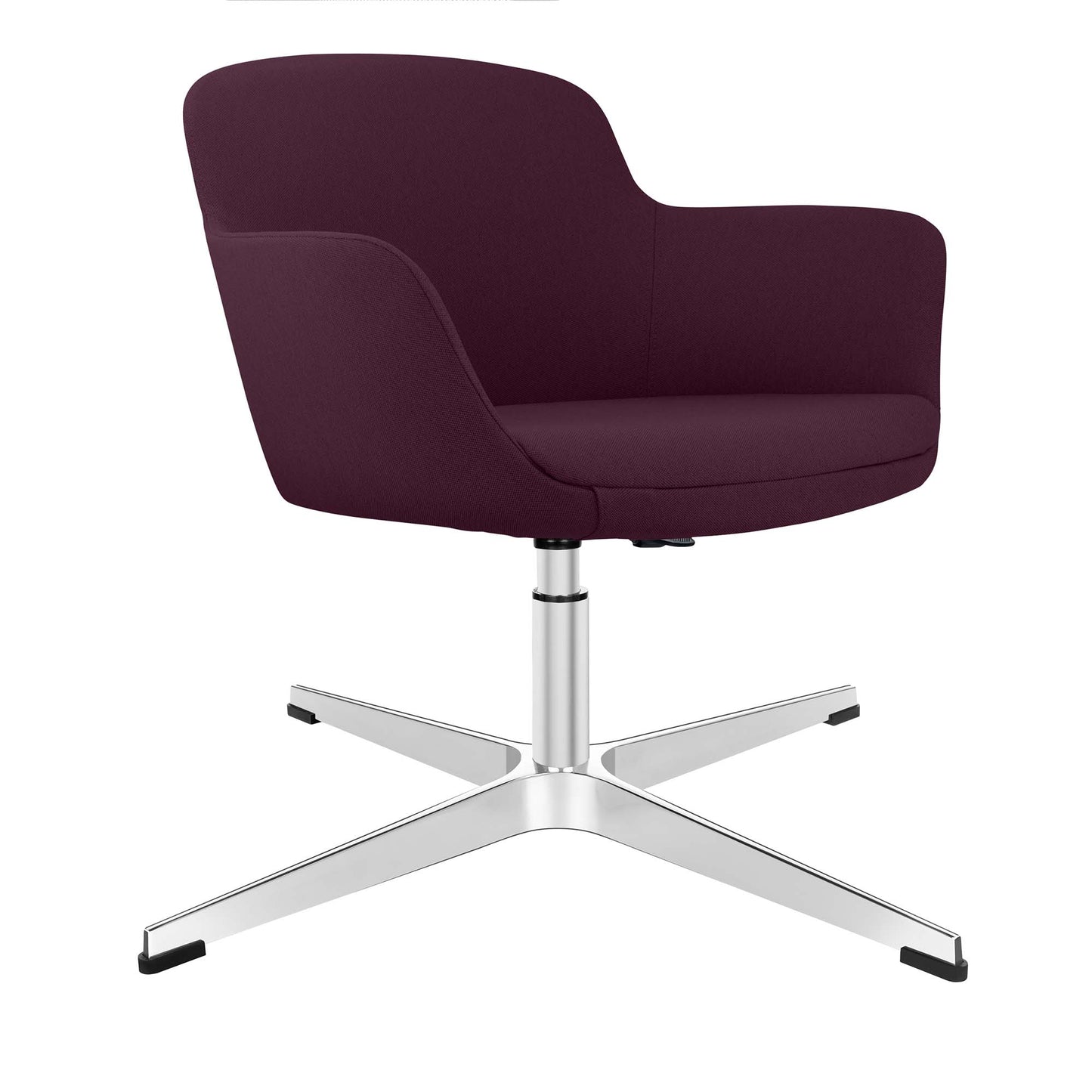 DANAE Lounge armchair | 4-foot cross, height adjustable, reference substances Lucia / Velito / Synergy