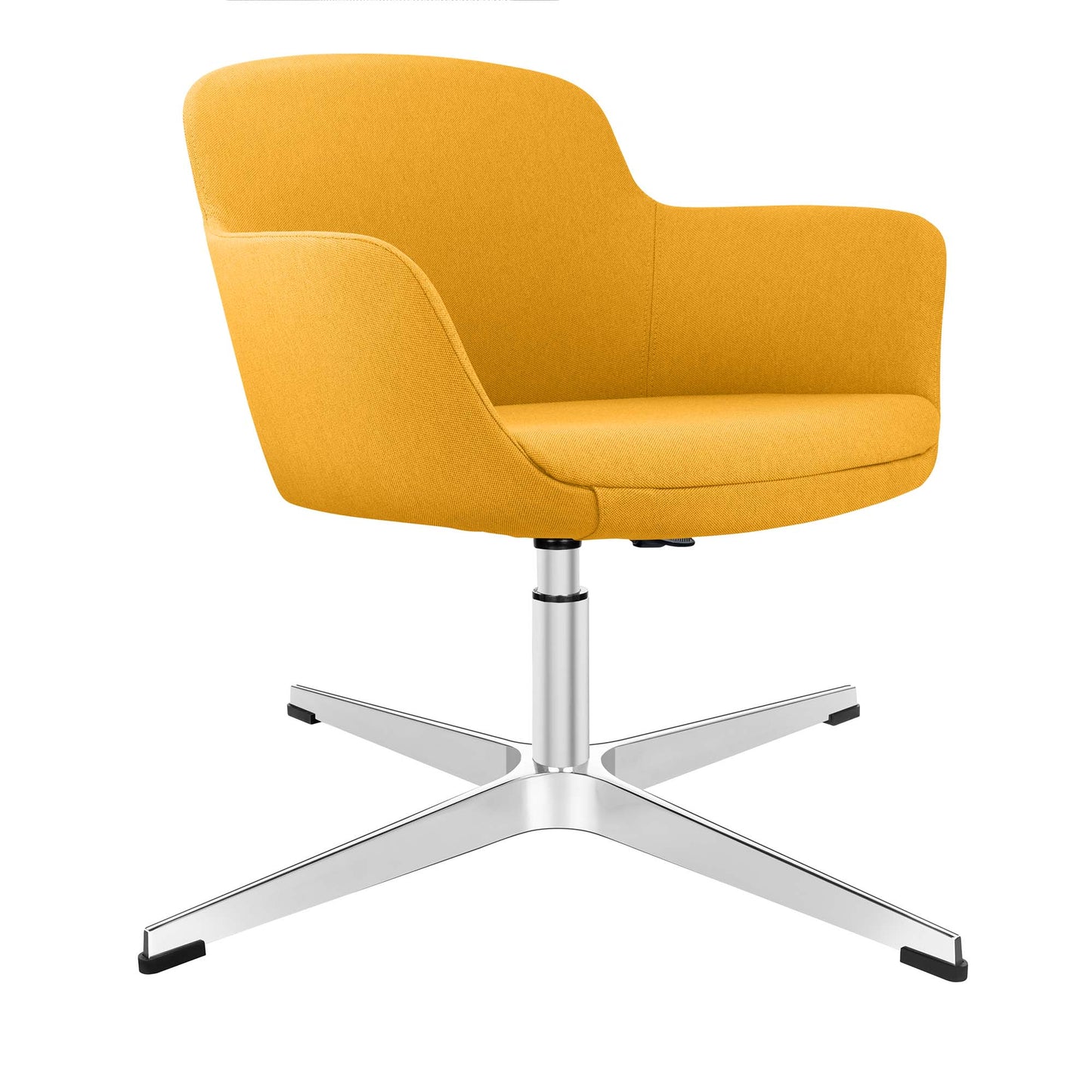DANAE Lounge armchair | 4-foot cross, height adjustable, reference substances Lucia / Velito / Synergy