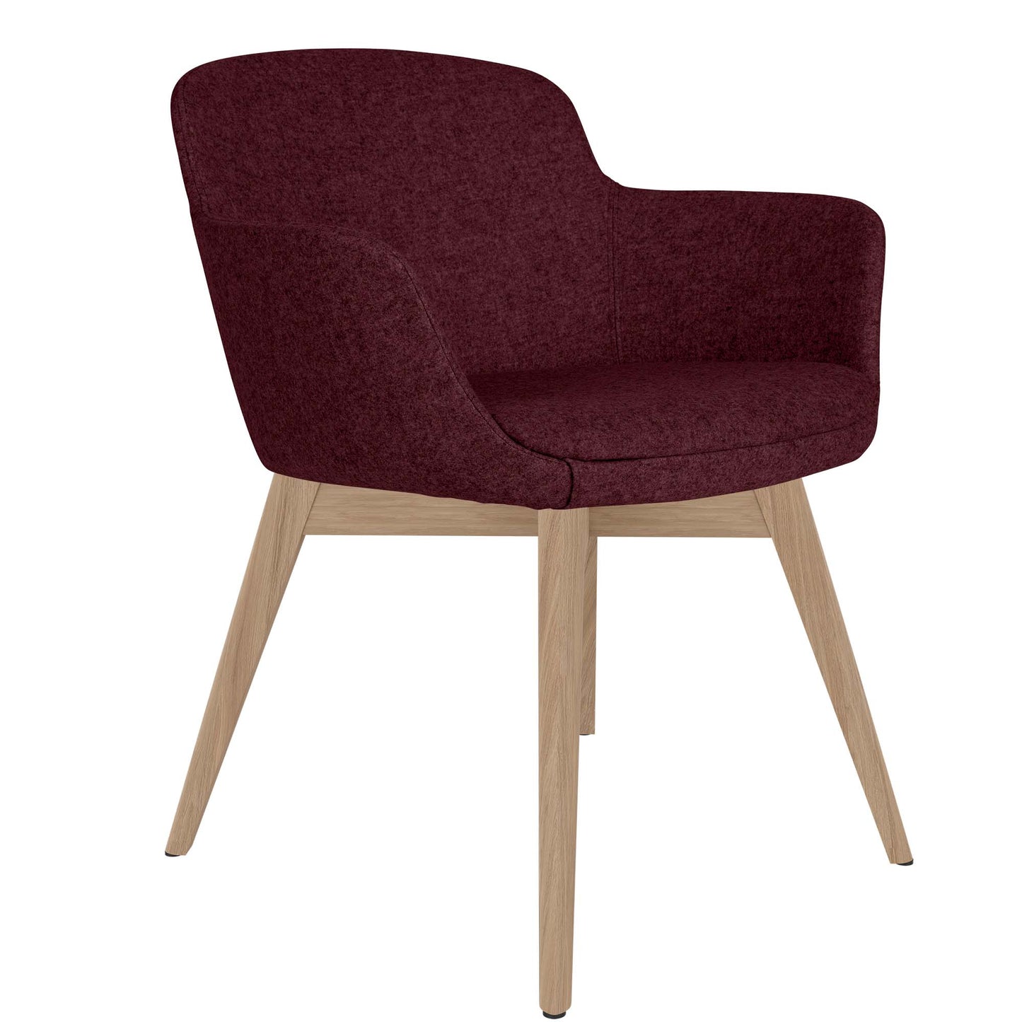 DANAE Fauteuil salon | Cadre Esche-Ech-Wood, Tabrics de référence Lucia / Velito / Synergy
