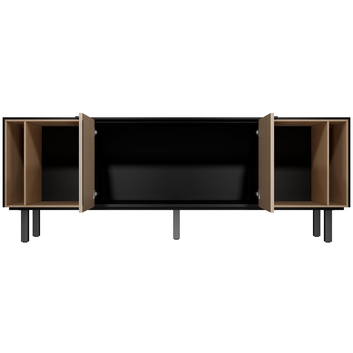 BRALCO SILE Lowboard | 1 OH, 2025 x 740 mm, black