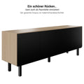 Bralco SILE Lowboard | 1 oh, 2025 x 740 mm, noir - 7 Thumbnail Image