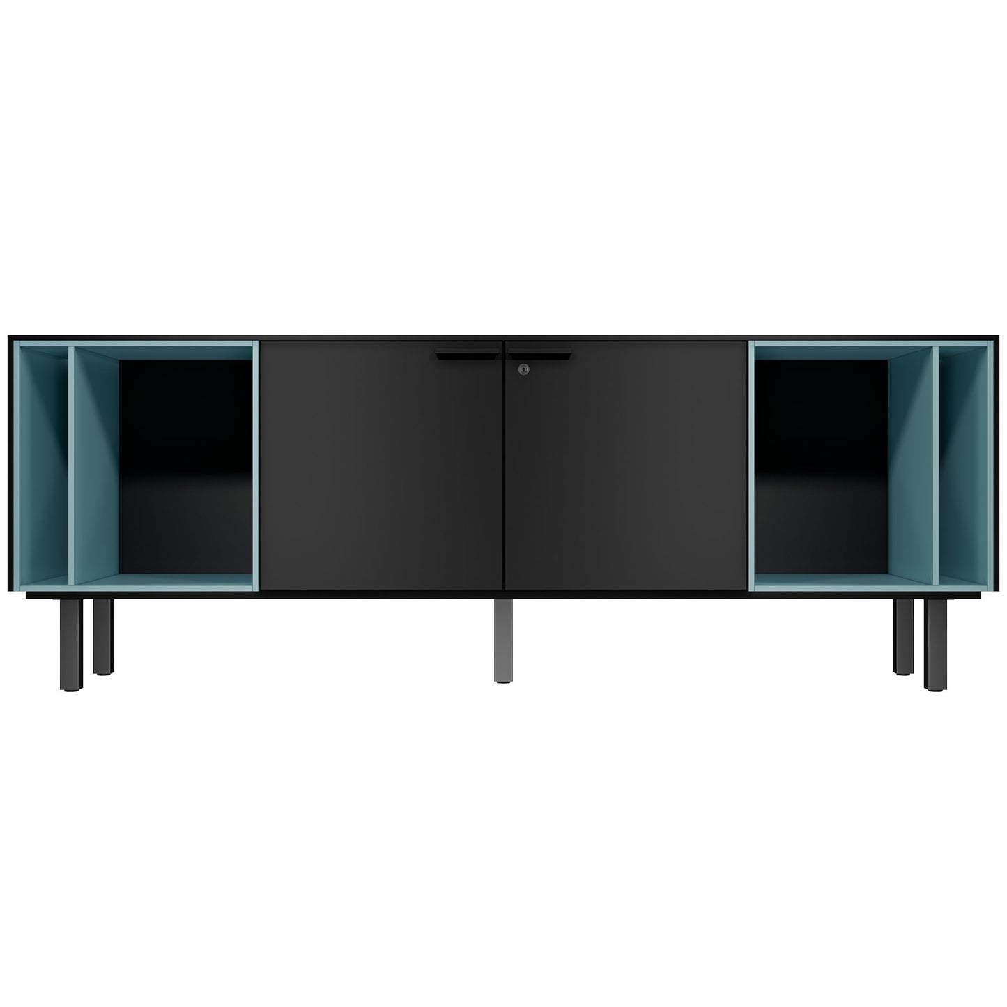 BRALCO SILE Lowboard | 1 OH, 2025 x 740 mm, black
