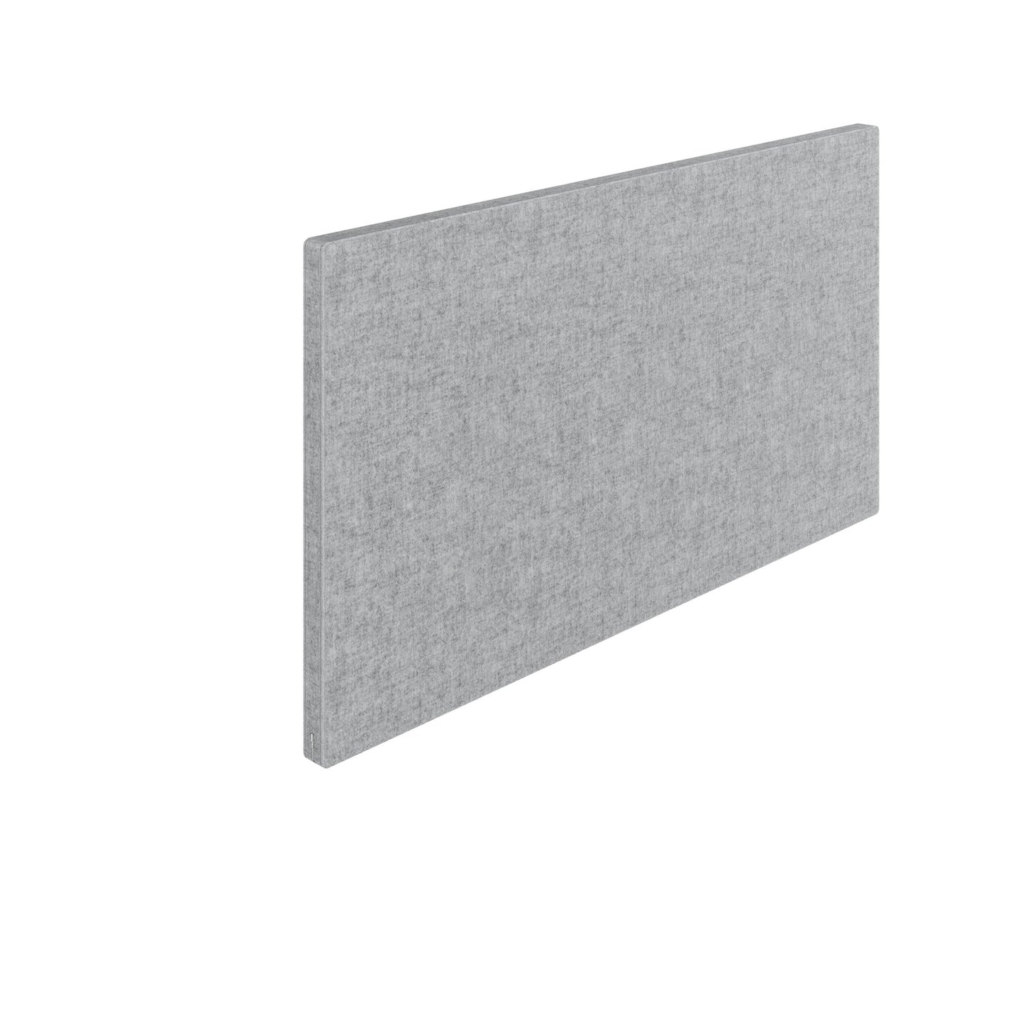 MILA Acoustic table partition | 1200 - 2000 mm, 650 mm high, velito light gray mottled