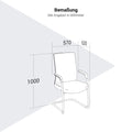 Y-FRAME chaise luge | Avec soutien lombaire réglable, noir - 8 Thumbnail Image