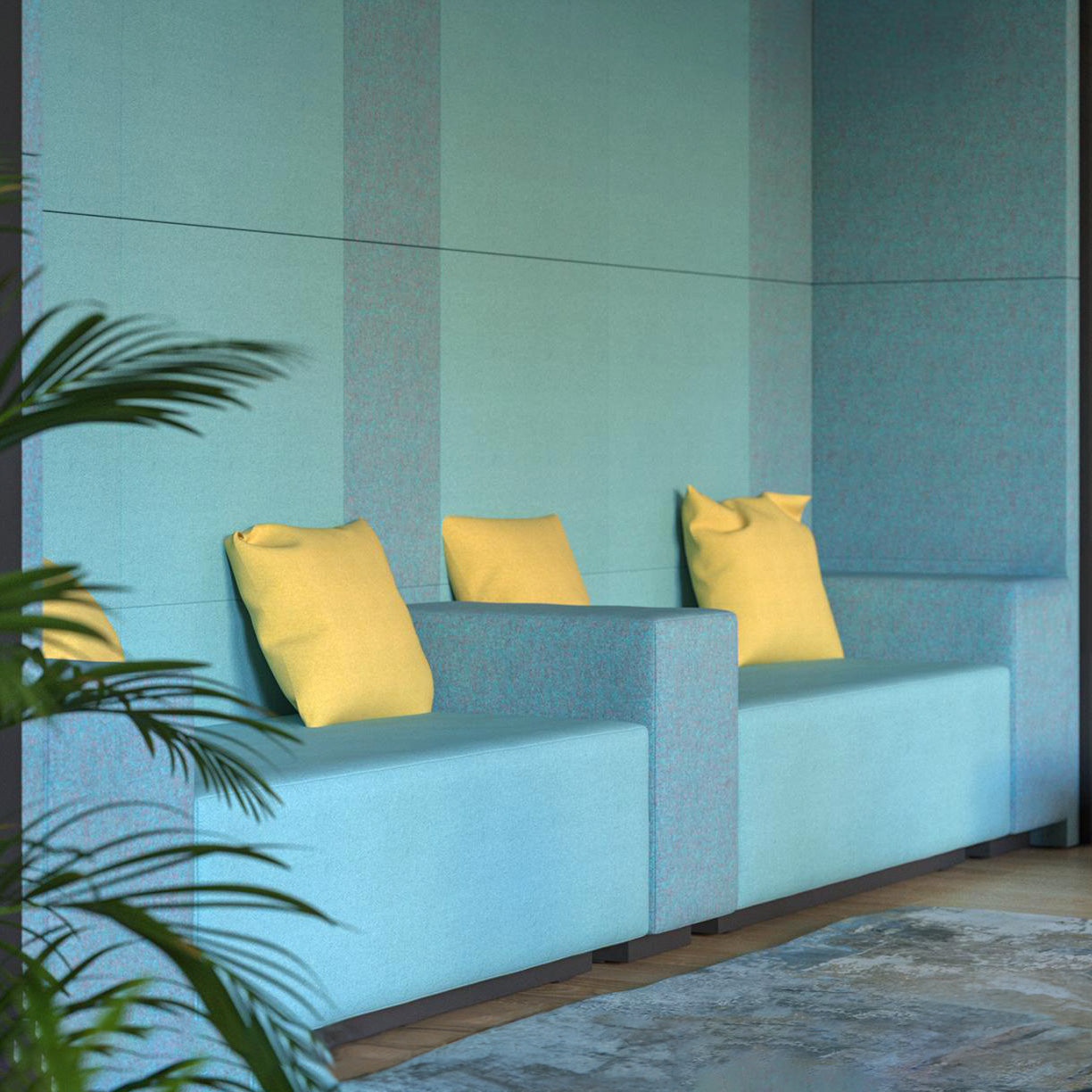 MODUS Vera da parete e soffitto | 400-1200 mm, oltre 100 colori