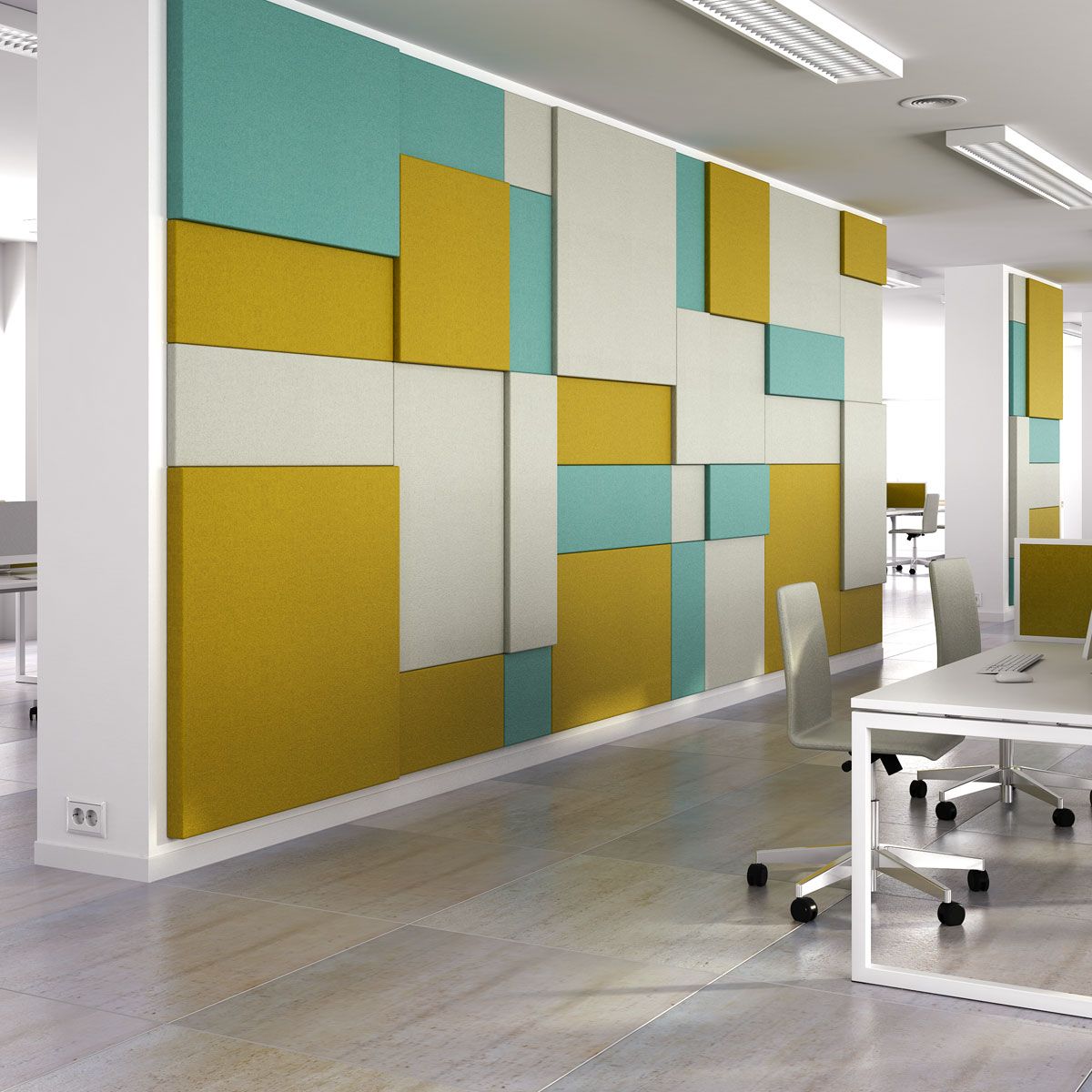 MODUS Vera da parete e soffitto | 400-1200 mm, oltre 100 colori