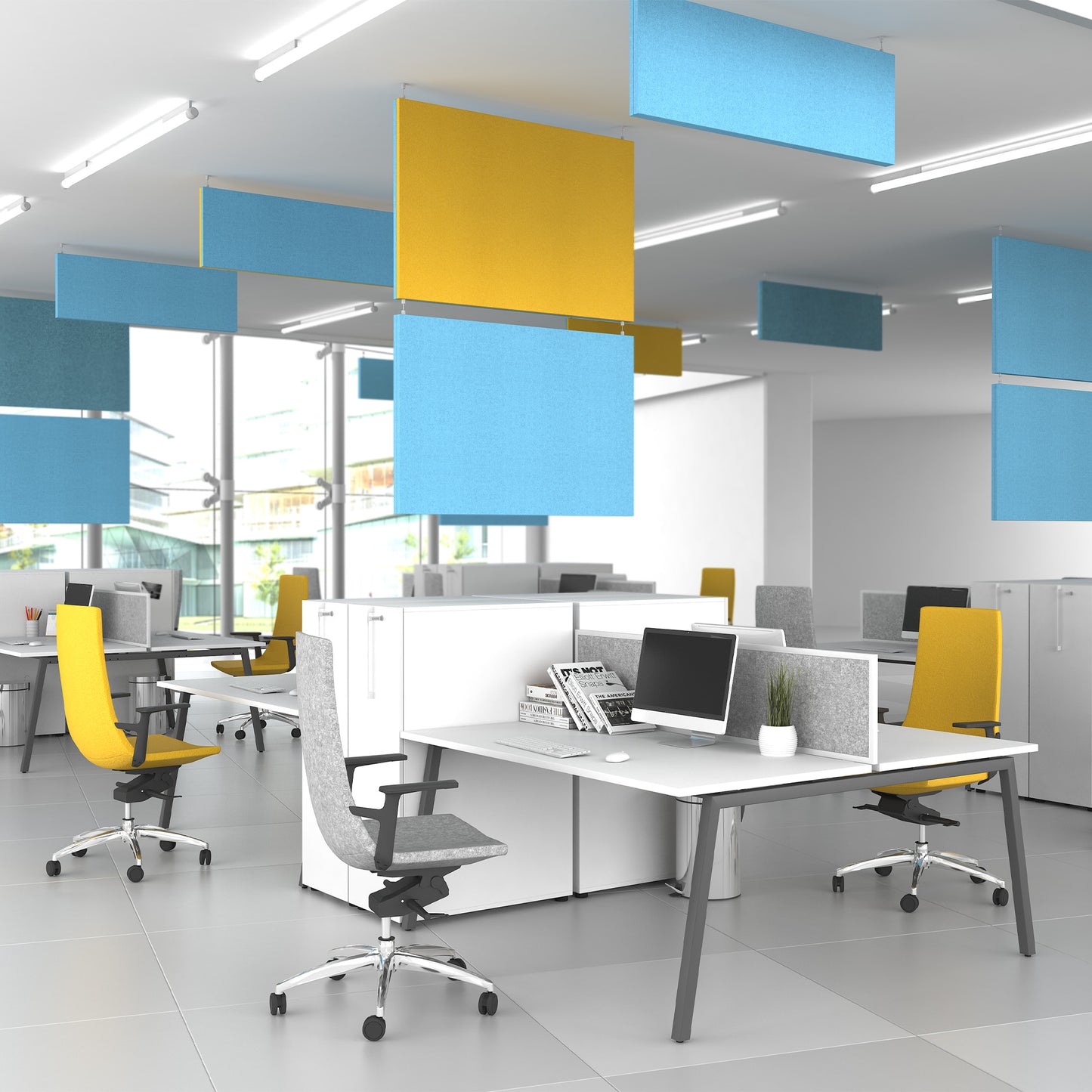 MODUS Vera da parete e soffitto | 400-1200 mm, oltre 100 colori